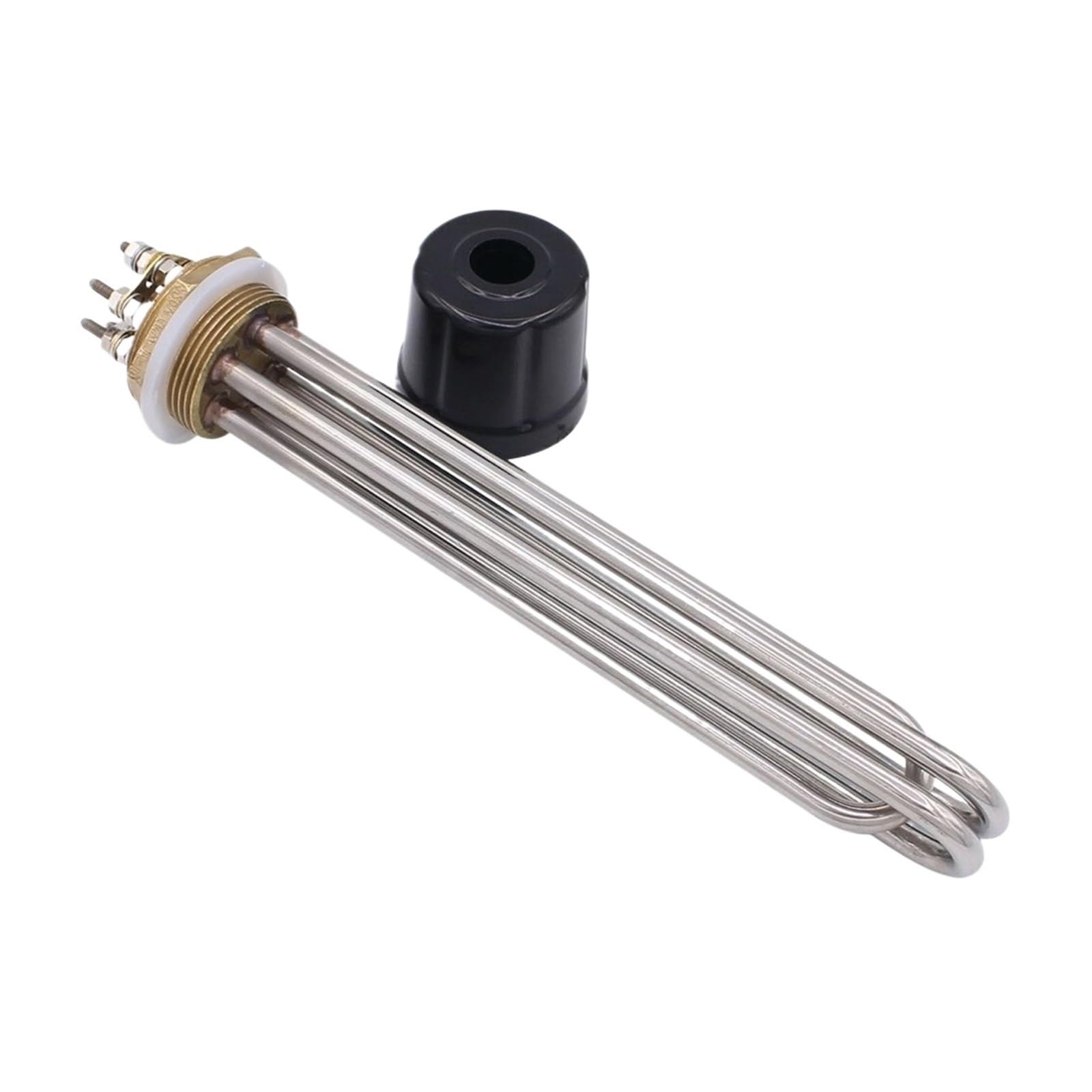 Element grzejny DN40 Grzejnik elektryczny do gwintu 1,5" 47 mm 220 V/380 V 3 kW 4,5 kW 6 kW 9 kW 12 kW (tylko podgrzewacz, 6 kW L260 mm)