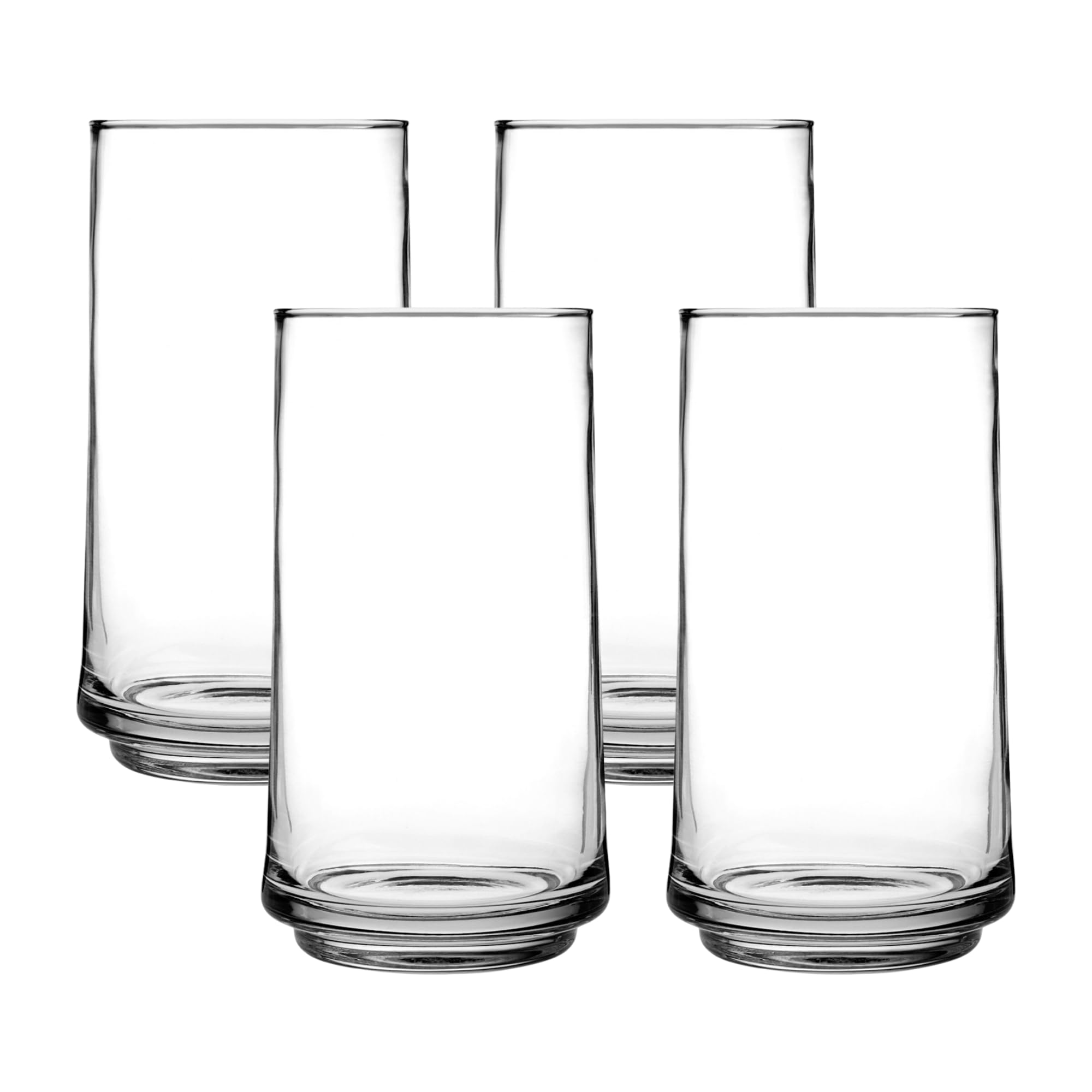 Anchor Hocking Finlandia Tea Drinking Glasses 4-Pieces 18-ounce dishwasher safe
