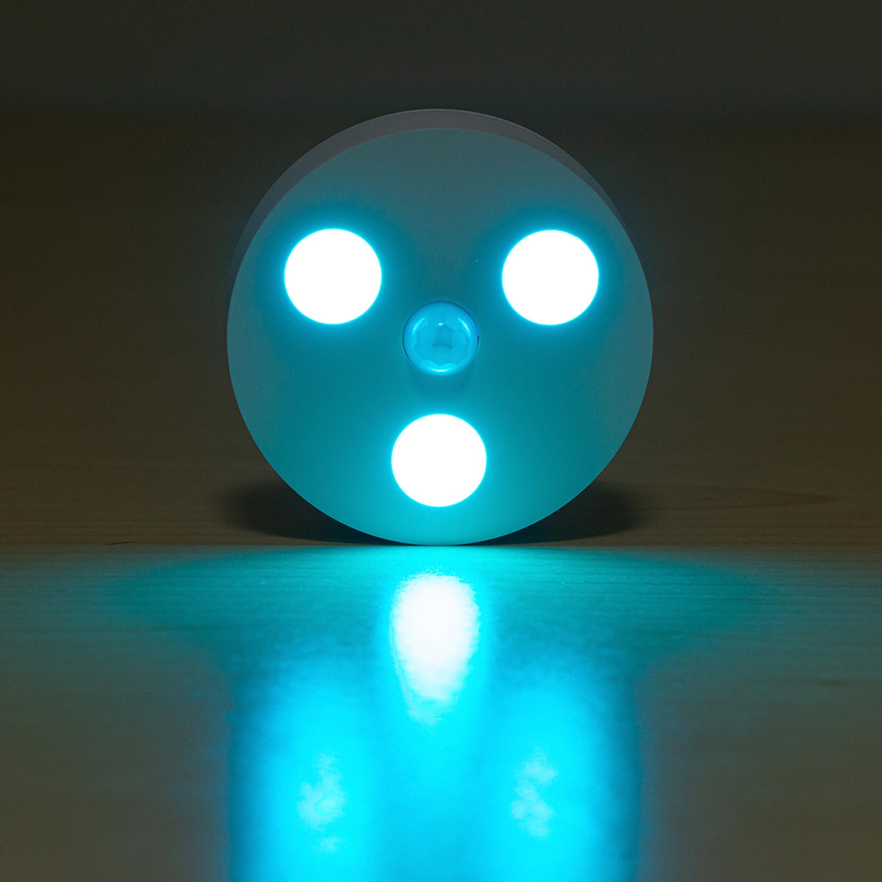 Luci notturne, luci con sensore di movimento, batteria al litio, ricaricabili, set di 8 colori, luci da banco wireless per armadio, cucina, bagno, scale, camera da letto, armadio (confezione