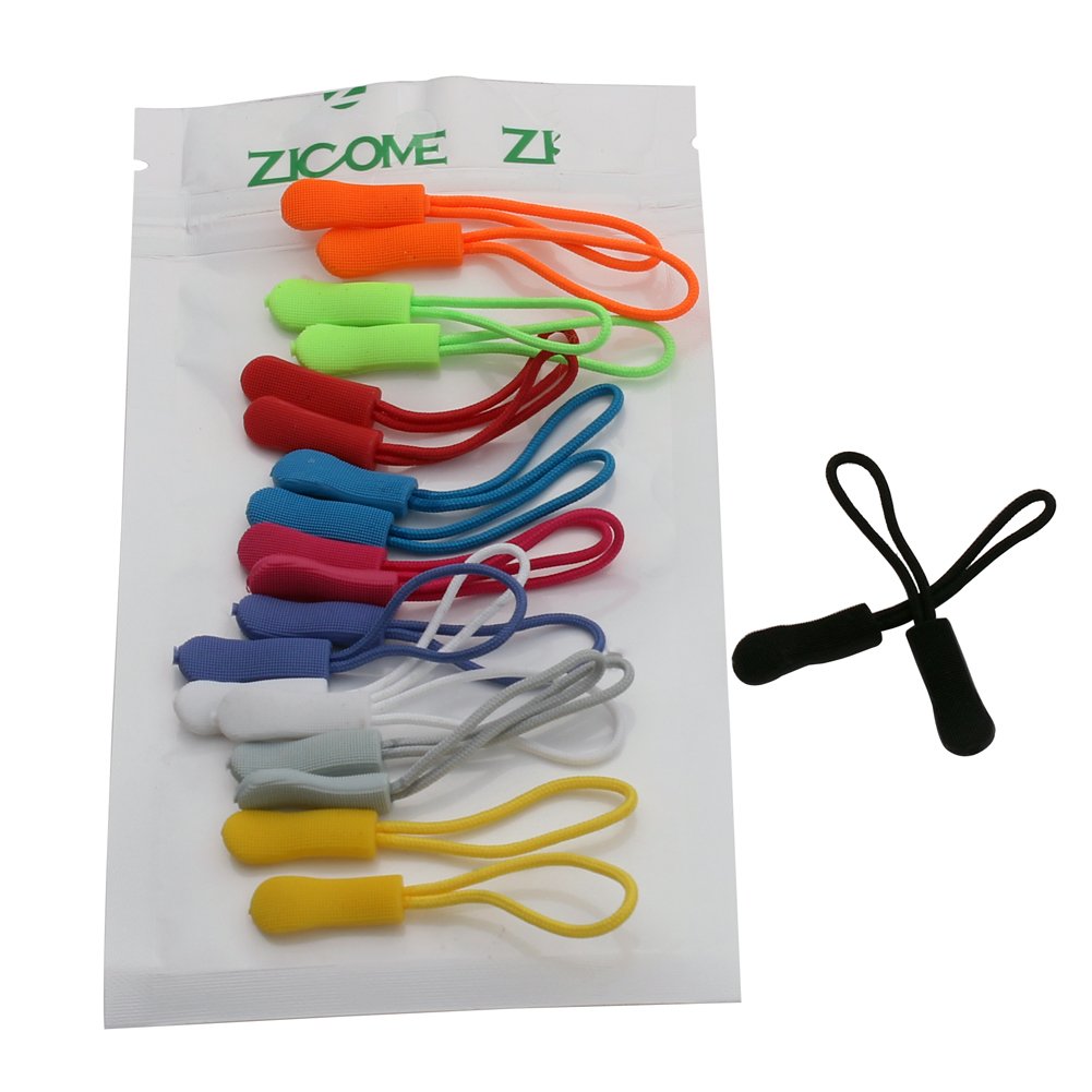 Amazon.com: Z ZICOME Colorful Zipper Pulls for Backpacks, Luggage