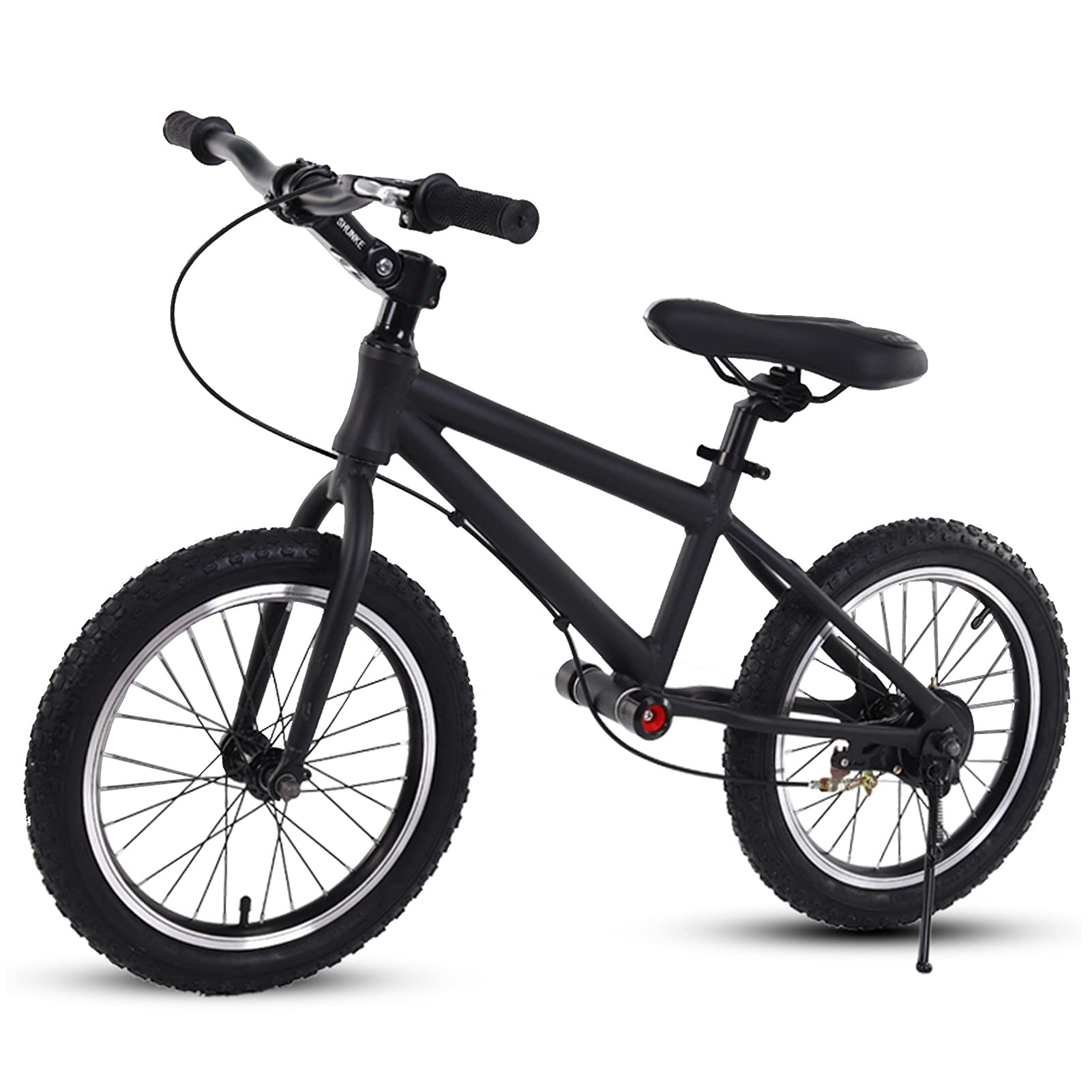 Bicicletta Senza Pedali Grande da 16" Bicicletta da Allenamento Grande Senza Pedali con Freno e cavalletto Sedile e Manubrio Regolabili per Adolescenti Principianti Adulti