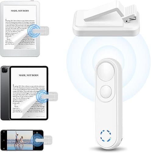 Miniatura 9 de LANGREE RF - Control remoto de volteo de página para Kindle Paperwhite Oasis Scribe Kobo, accesorios para Kindle para eReader, obturador remoto de