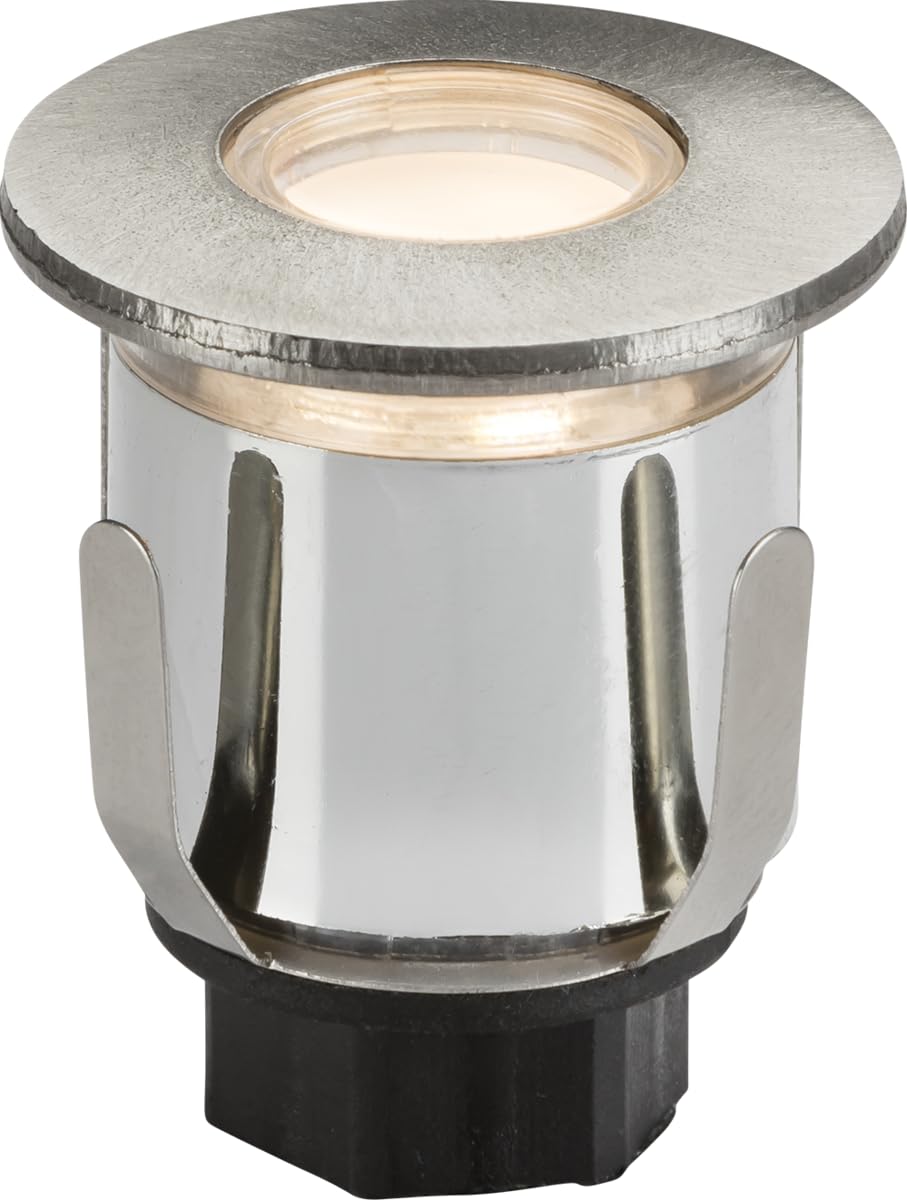 230V IP65 0.6W LED Mini Ground Light Comes with Three Interchangeable Heads - 3000K