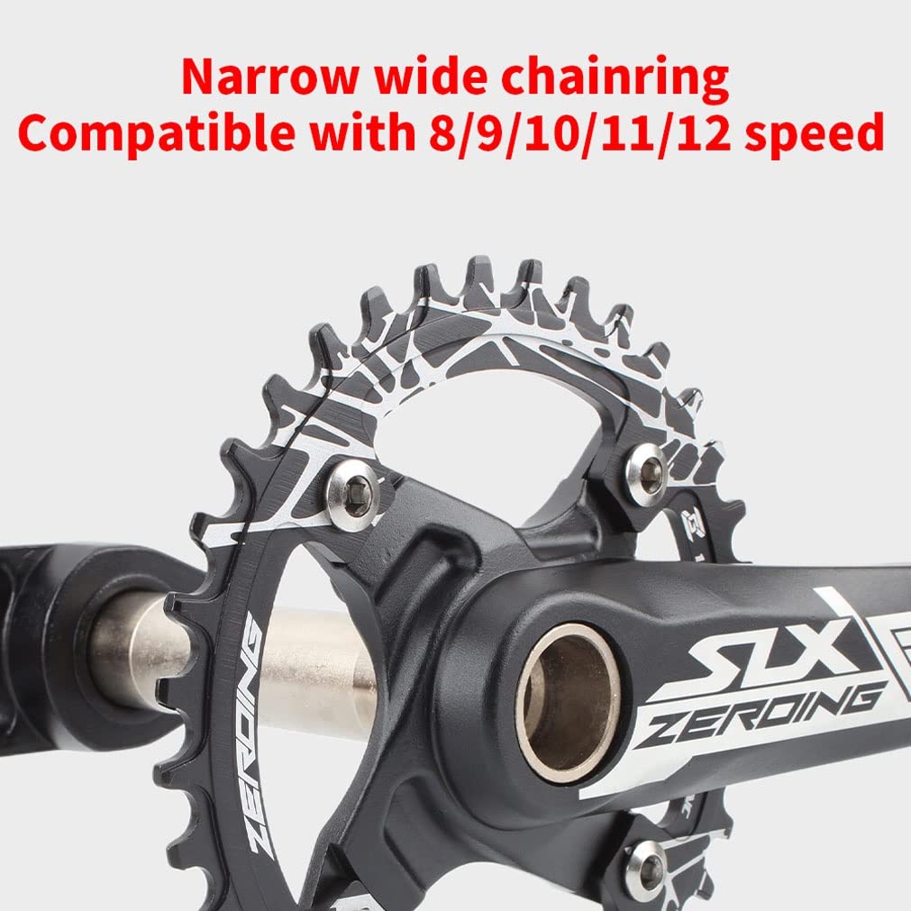 QHIYRZE Juego De Brazo De Manivela De MTB Hueco 170mm 104 BCD