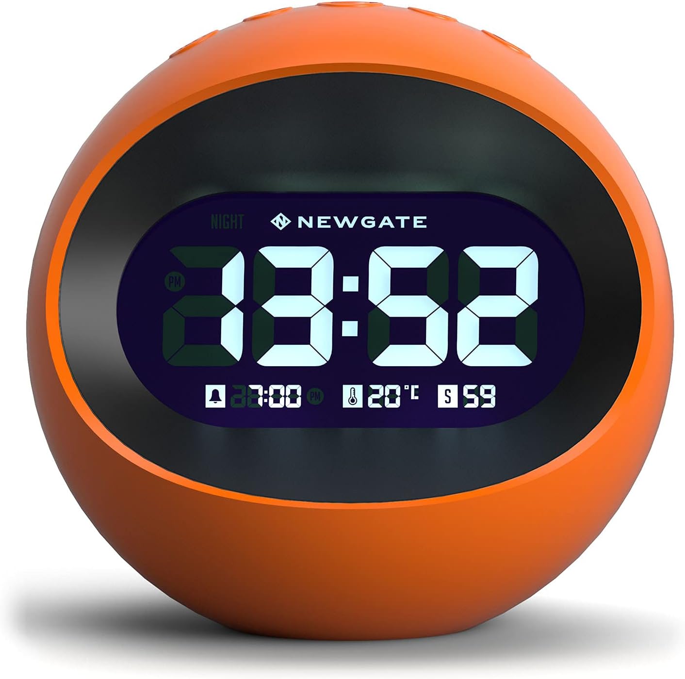 NEWGATE® Digital Centre of The Earth Alarm Clock Bedside Clock Desk
