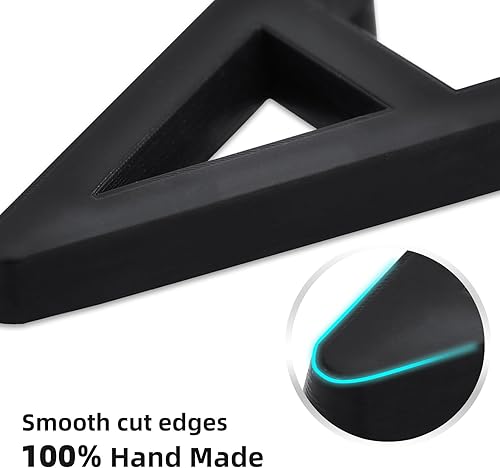 Miniatura 3 de Letras de fieltro para tablero de letras, personajes precortados con bandeja de clasificación, letras de tablero de fieltro (1 pulgada más negro)