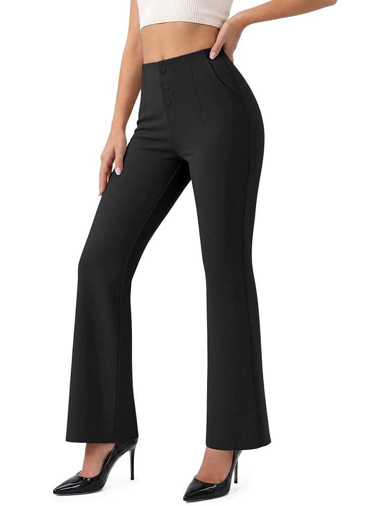 JEKAOYI Women's Stretchy Dress Pants Bootcut Business Casual Work Slacks