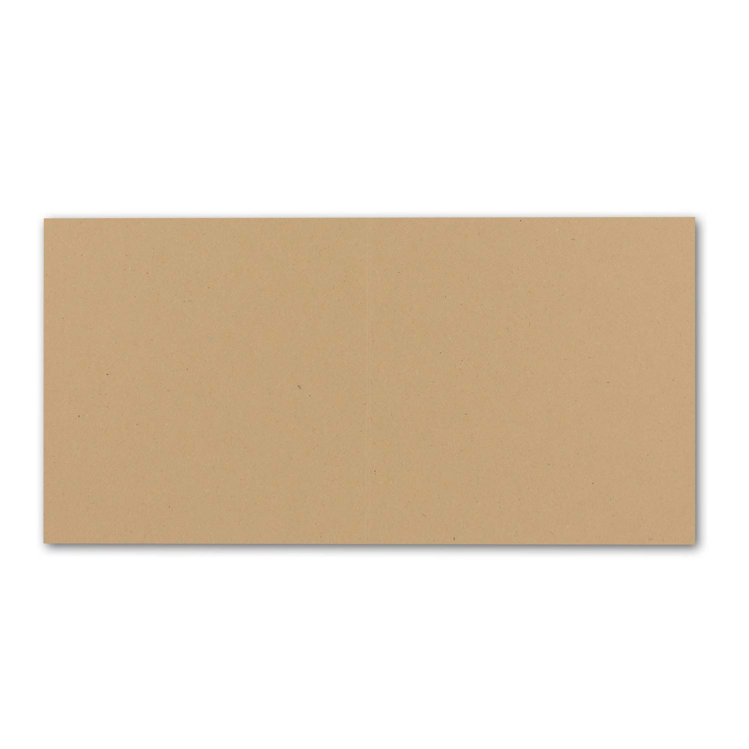 Square Folding Cards of sand-brown, 50 cards - Image 3