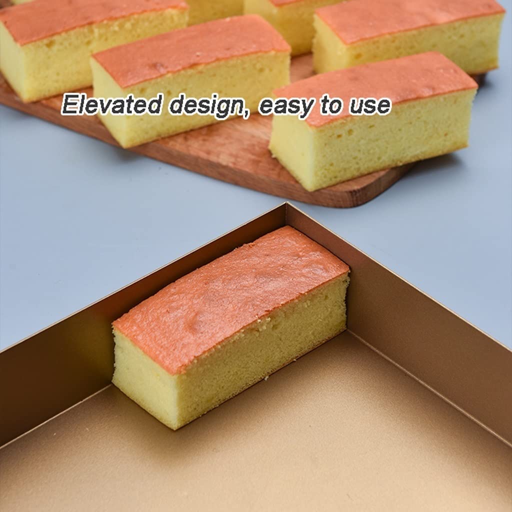 nieprzywierająca patelnia do pieczenia nieprzywierająca forma do pieczenia prostokątna pizza ciasto herbatniki forma piekarnik dom pieczenie kwadratowa forma do pieczenia nieprzywierająca forma do ciasta (kolor: A)