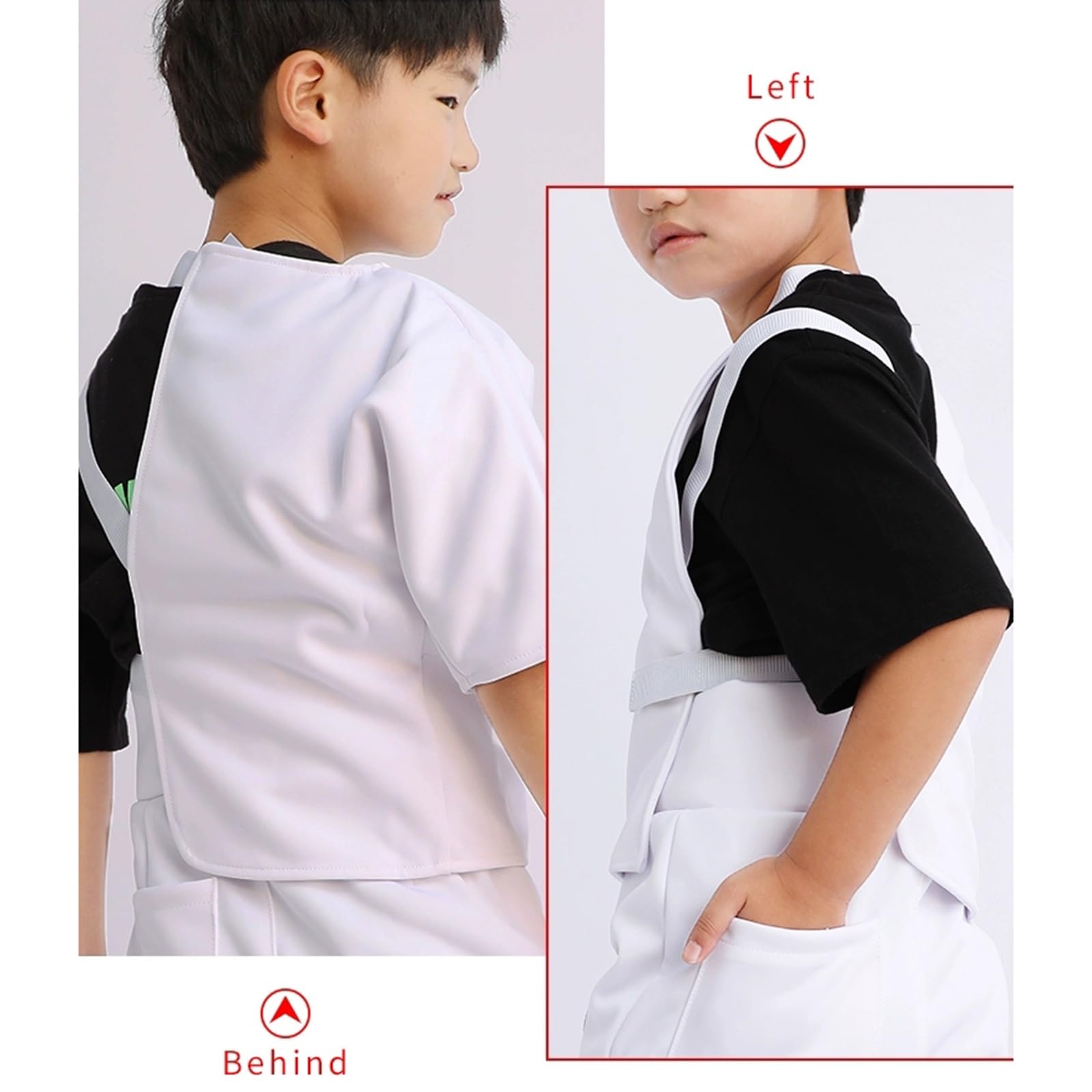 Gilet d'Escrime Équipement d'Entraînement Protection Aisselles Plastron Unisexe Adulte Enfant