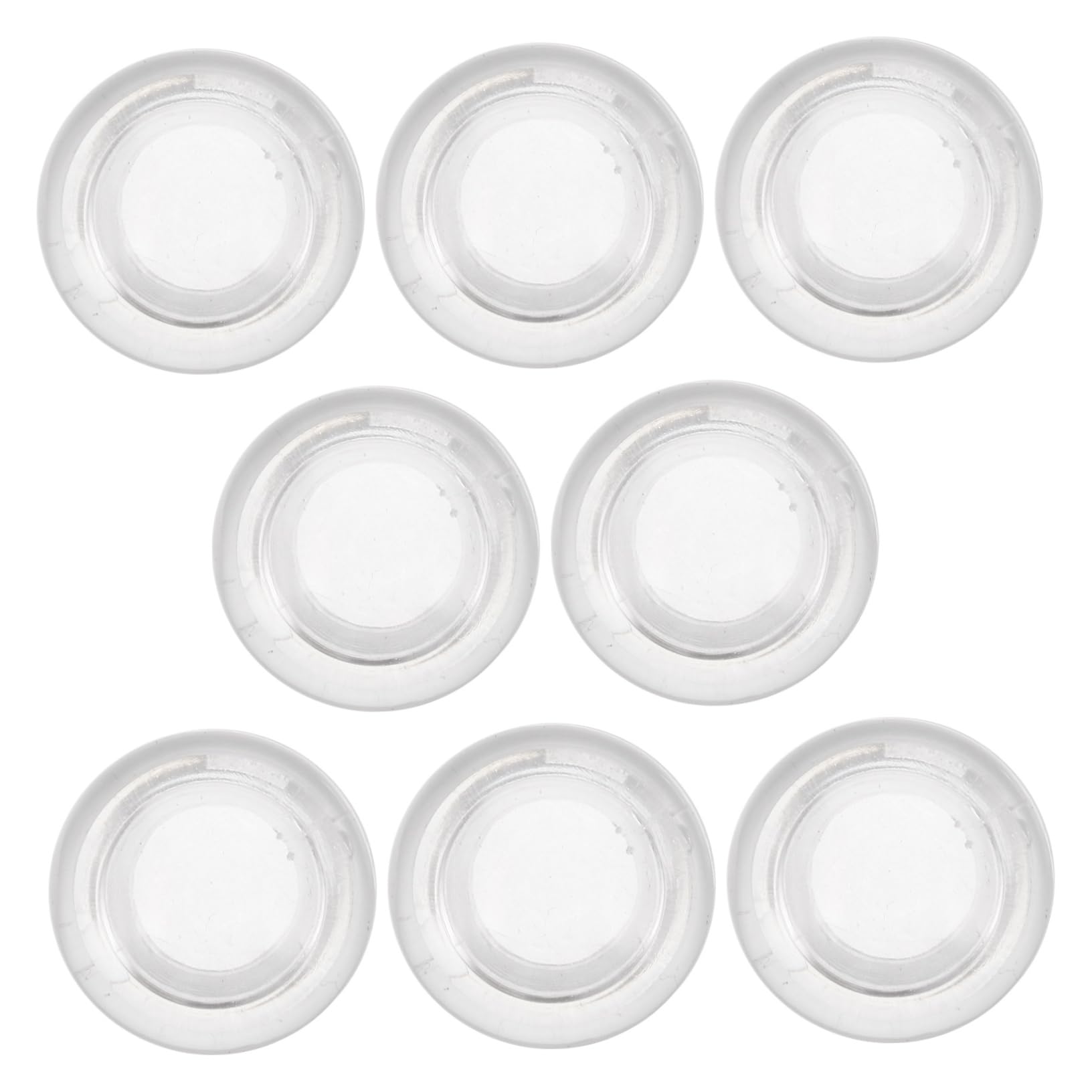 Wakauto Durability Visibility 8pcs Transparent Soap Dispenser Covers Liquid Dispenser Parts Bathroom Shampoo Accessories