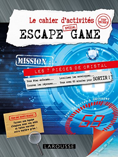 Télécharger Le cahier d'été spécial Escape game Francais PDF