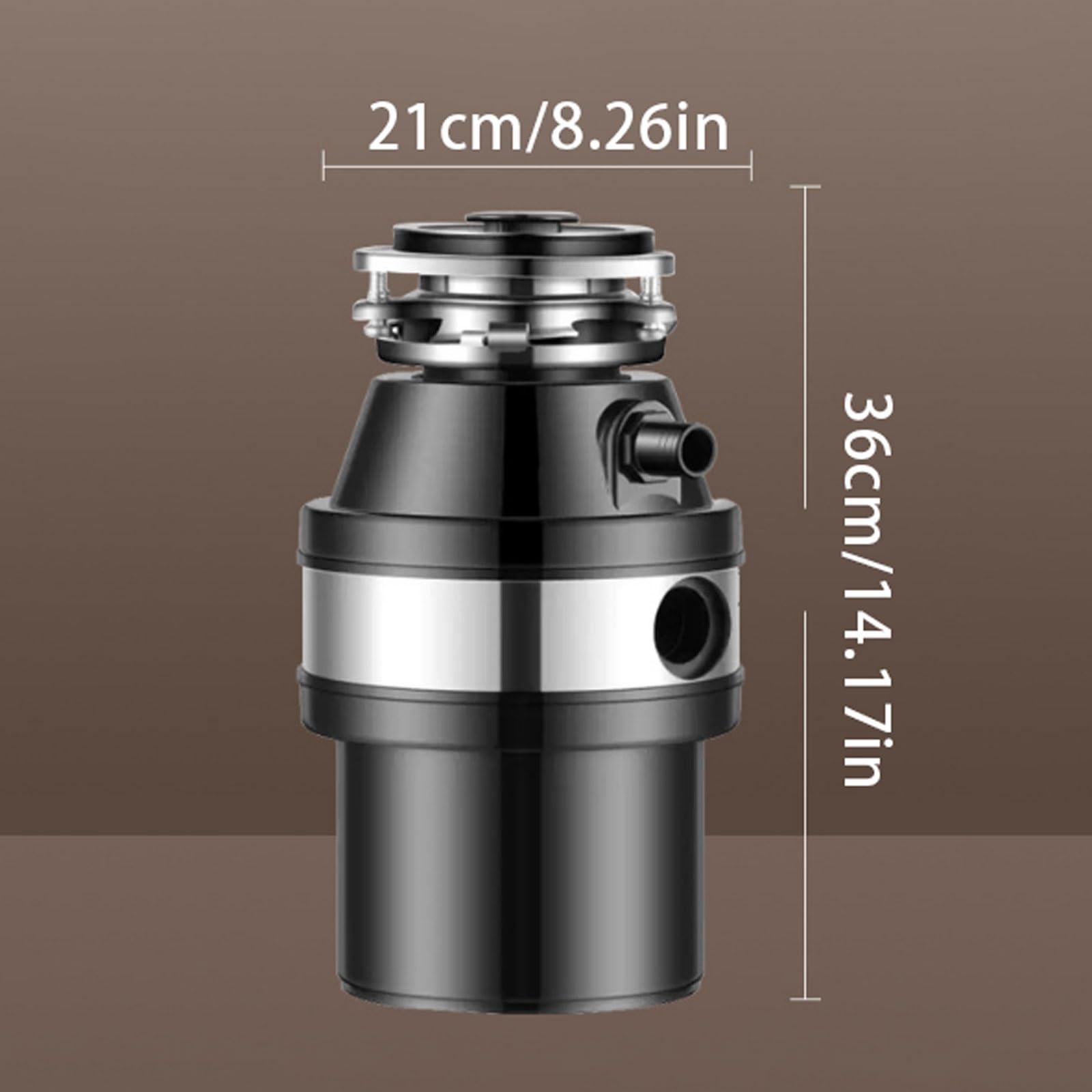 Eliminación de basura 2L 2600 RPM debajo del triturador de residuos de comida de cocina del fregadero, 560w | Acero inoxidable, alta velocidad for una molienda eficiente de residuos de alimentos con enchufe