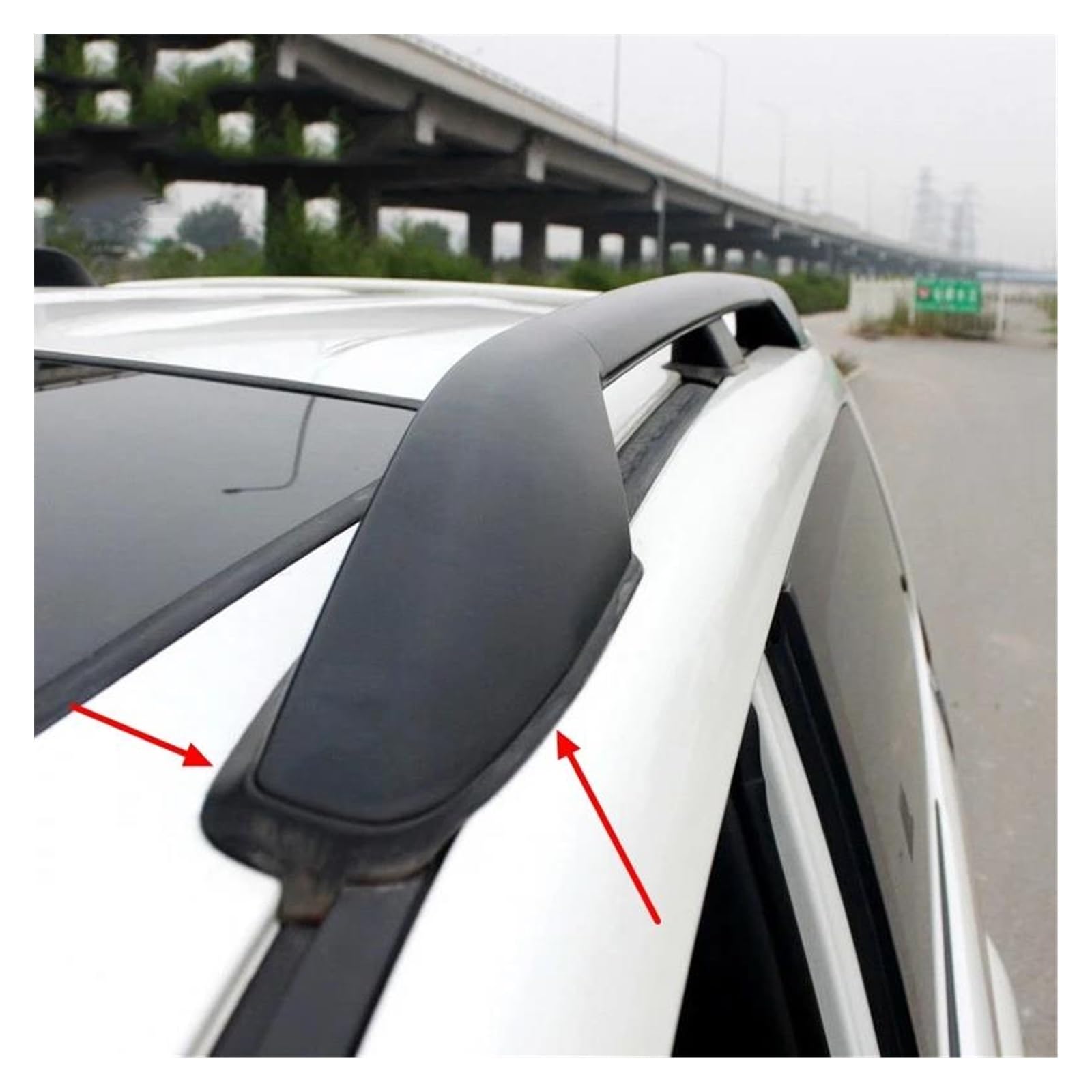 Dachrelings 1 Set Auto Dach Racks Schiene Gummi Dichtung Für Toyota Für Land Für Cruiser Für Prado LC120 FJ120 2003-2009 Dachträger