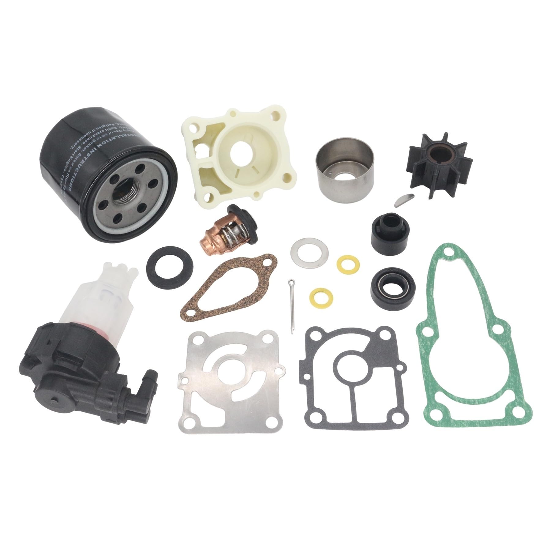 PEGGYLIN 8M0151470 8M0135821 Kit Di Manutenzione Fuoribordo Adatto for Mercury Mariner 15 20 HP EFI 4 Tempi