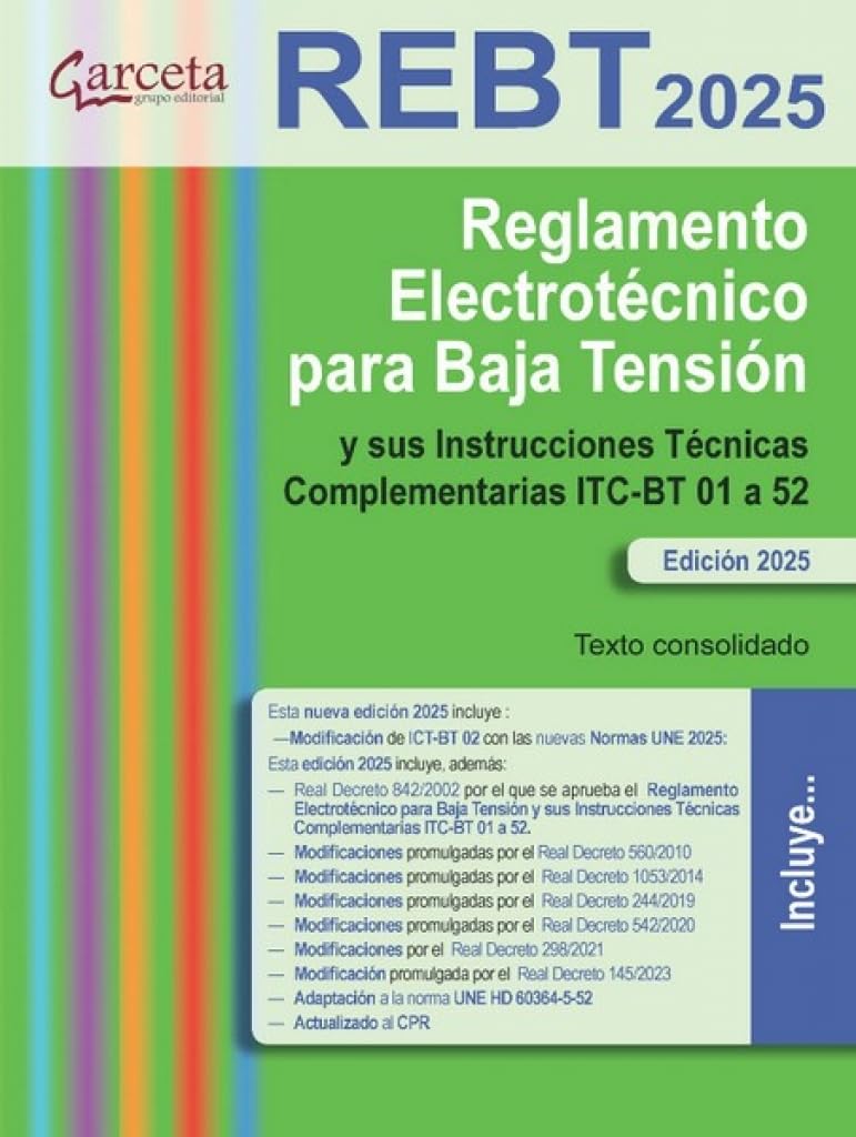 REBT 2025. (ELECTRICIDAD)