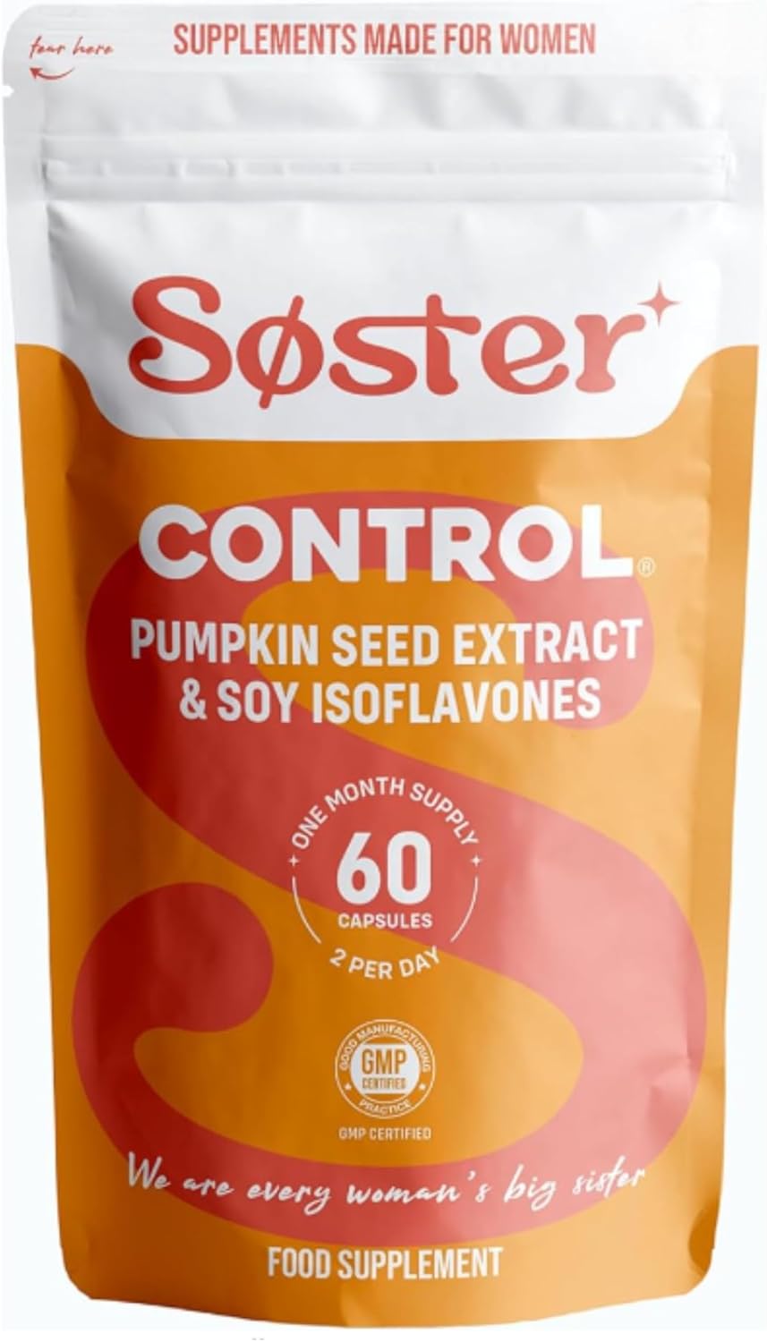Søster + Bladder Support Supplement for Women – Control | Pumpkin Seed & Soy | Promotes Bladder Strength & Wellness