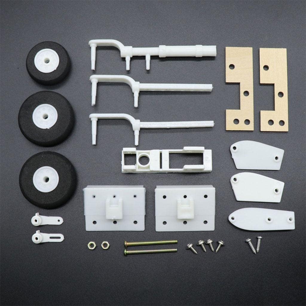 Juego de 10 unidades de tren de aterrizaje de avión RC con ruedas Hobbies Craft para cuadricóptero RC SU27, 30 mm