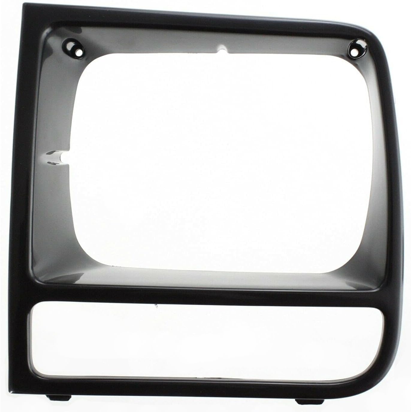 I-MATCH AUTO PARTS Front Left Driver Side Head Light Door Bezel Black Textured Plastic For 1997 98 99 00 2001 Jeep Cherokee Midsize SE and SE Sport 55055137 CH2512157