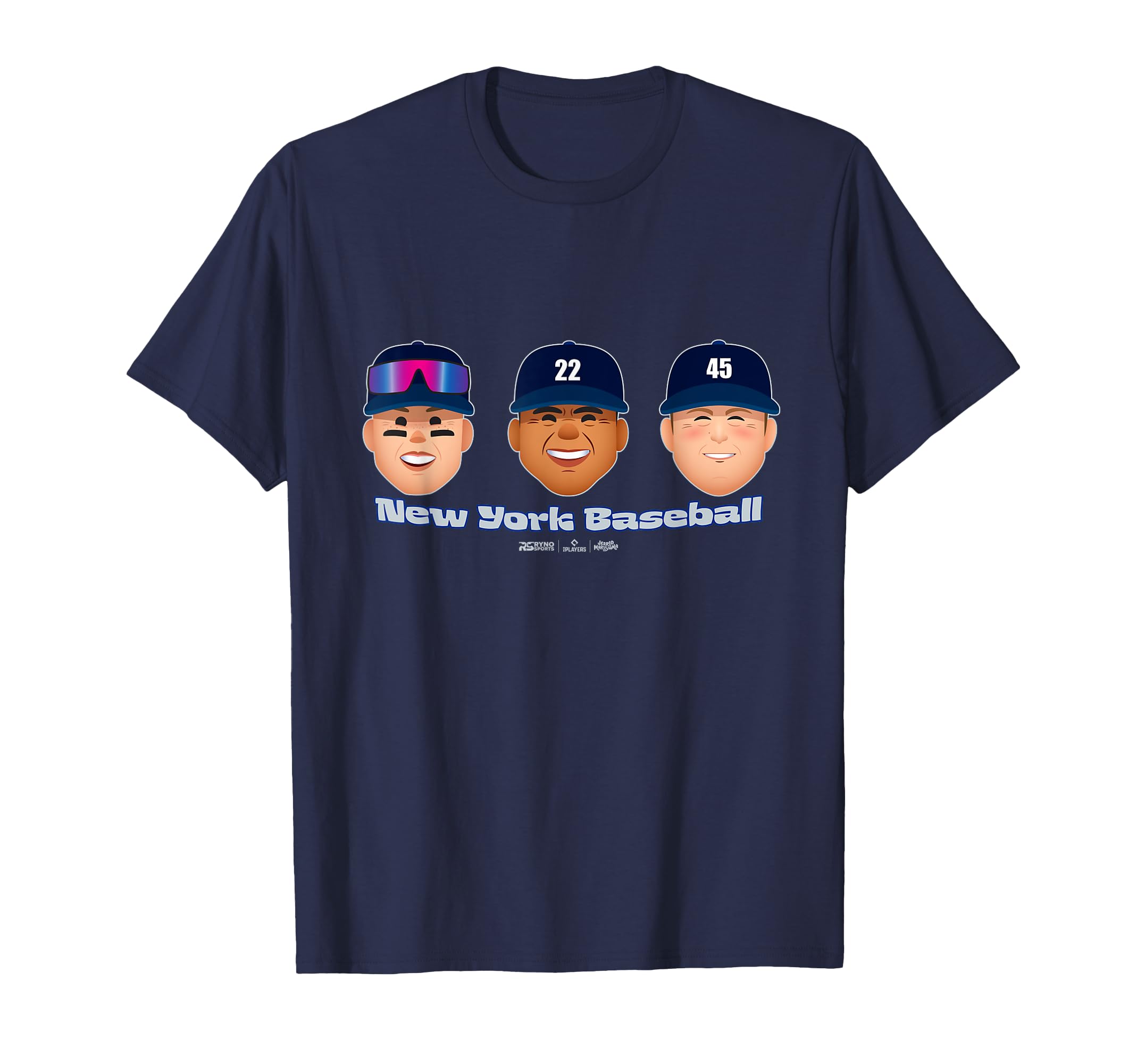 New York A Baseball Players Head Trio MLBPA T-Shirt
