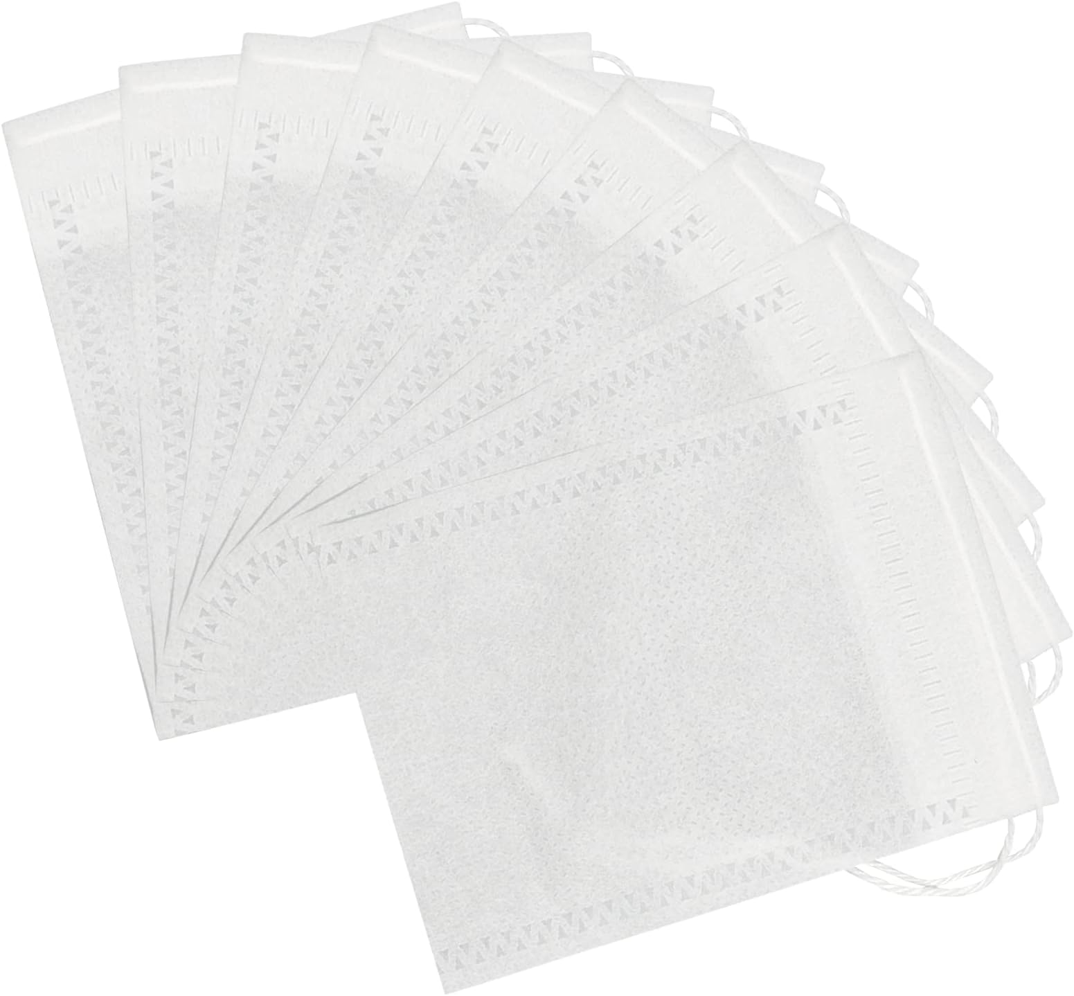 200 Teebeutel Für Losen Tee 7x9cm - Filterbeutel Mit Kordelzug Baumwolle