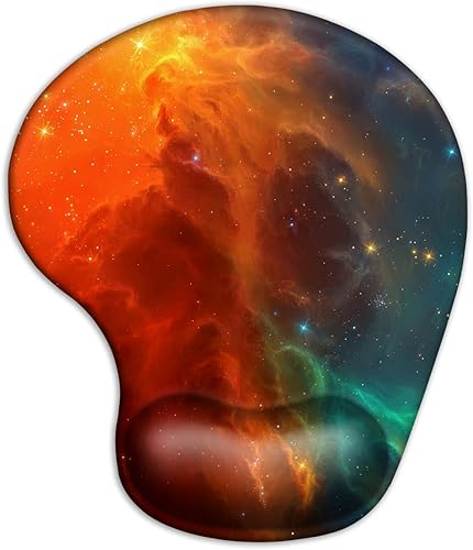 Alfombrilla ergonómica para mouse antideslizante, bonita alfombrilla de mouse para juegos con reposamuñecas, base de poliuretano para aliviar el