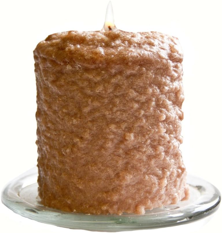 Warm Glow Candle Company Baked Brown Sugar Hearth Pillar Candle