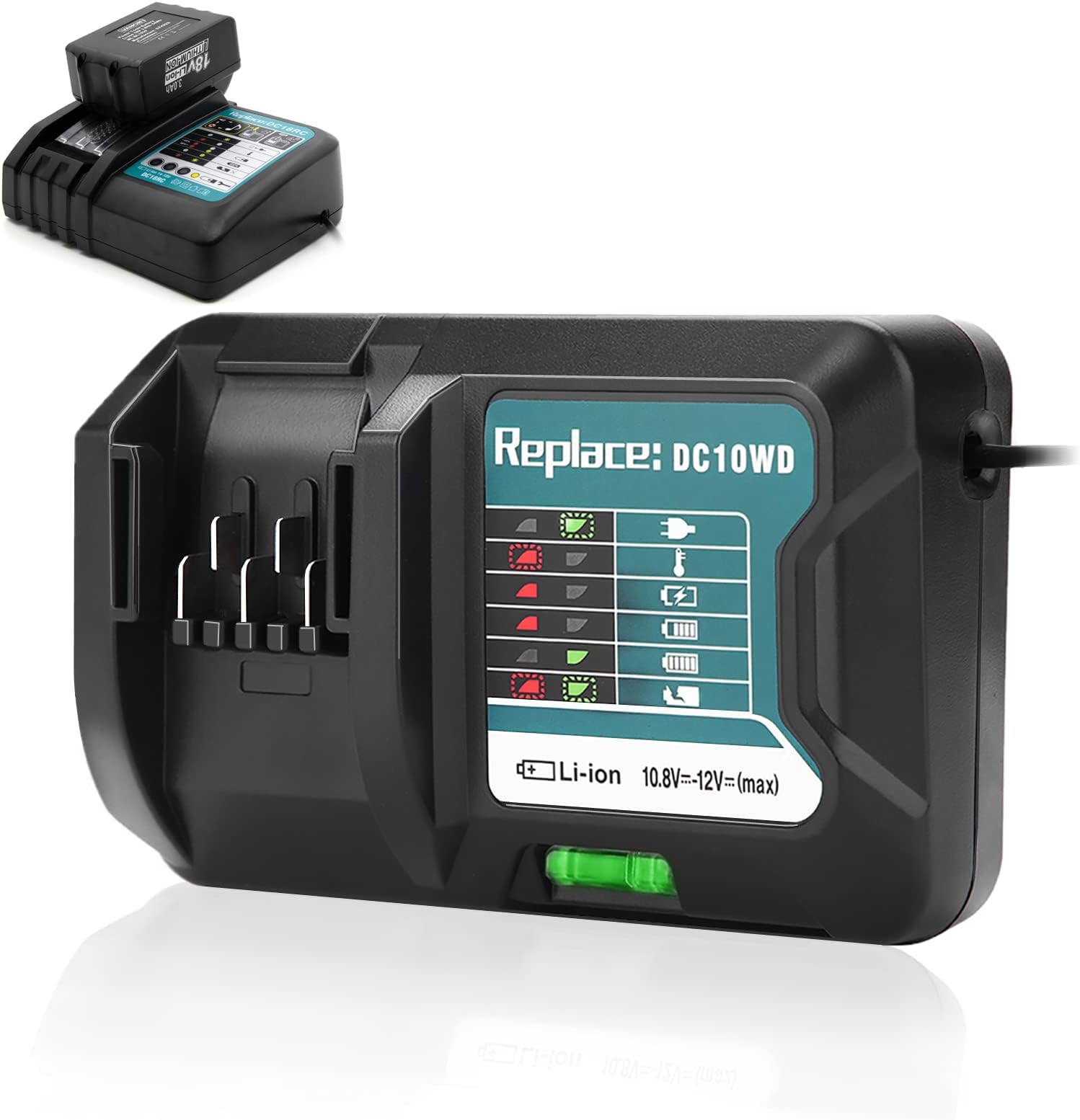 for Charger 10.8V 12V DC10WD DC10SB DC10WC BL1015 BL1016 BL1021B BL1041B Quick Charger(uk plug)