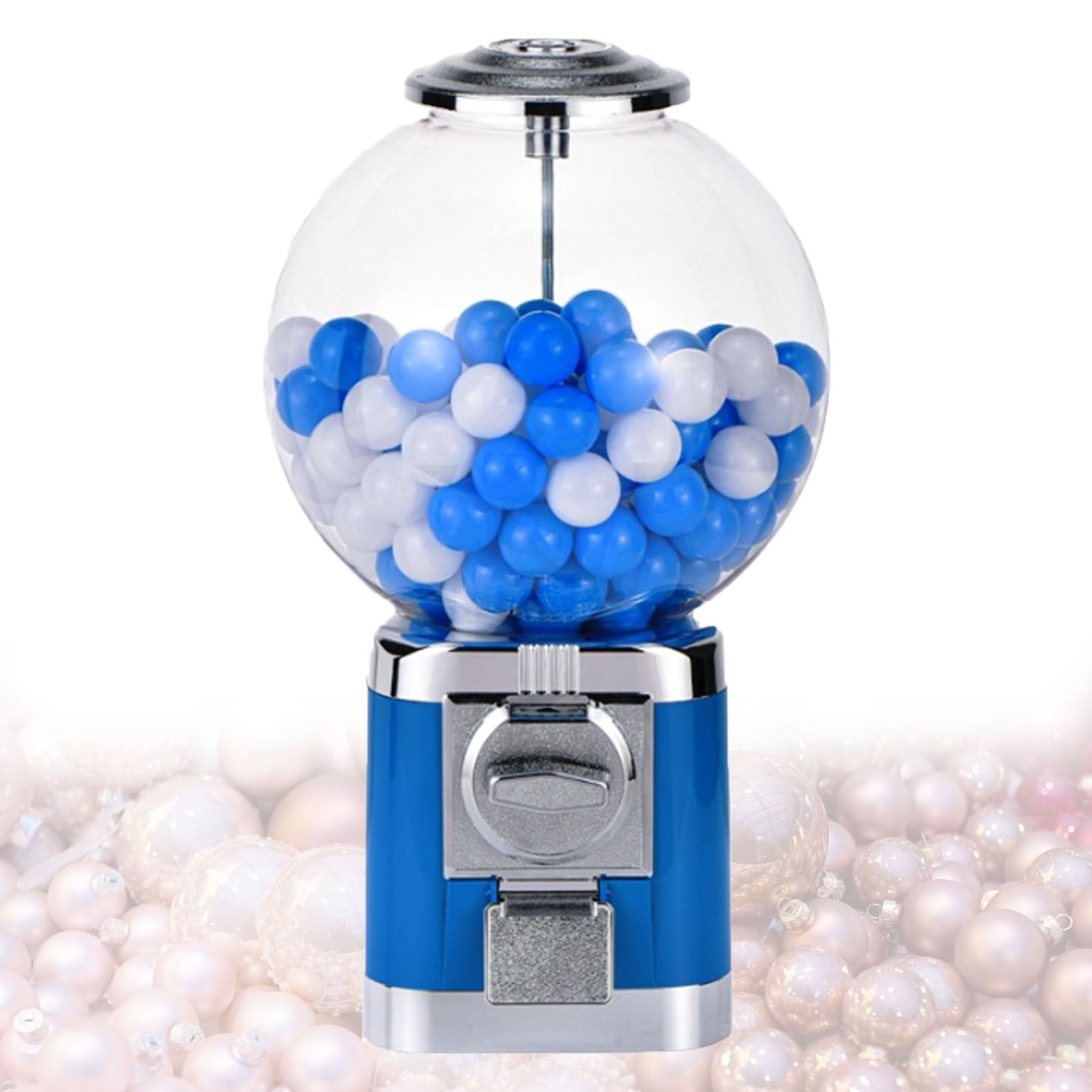 Distributeur Automatique De Capsules, Distributeur De Boules De Gomme, Boules De 3,2 Cm, Distributeur Automatique De Capsules pour Magasins De DéTail Blue