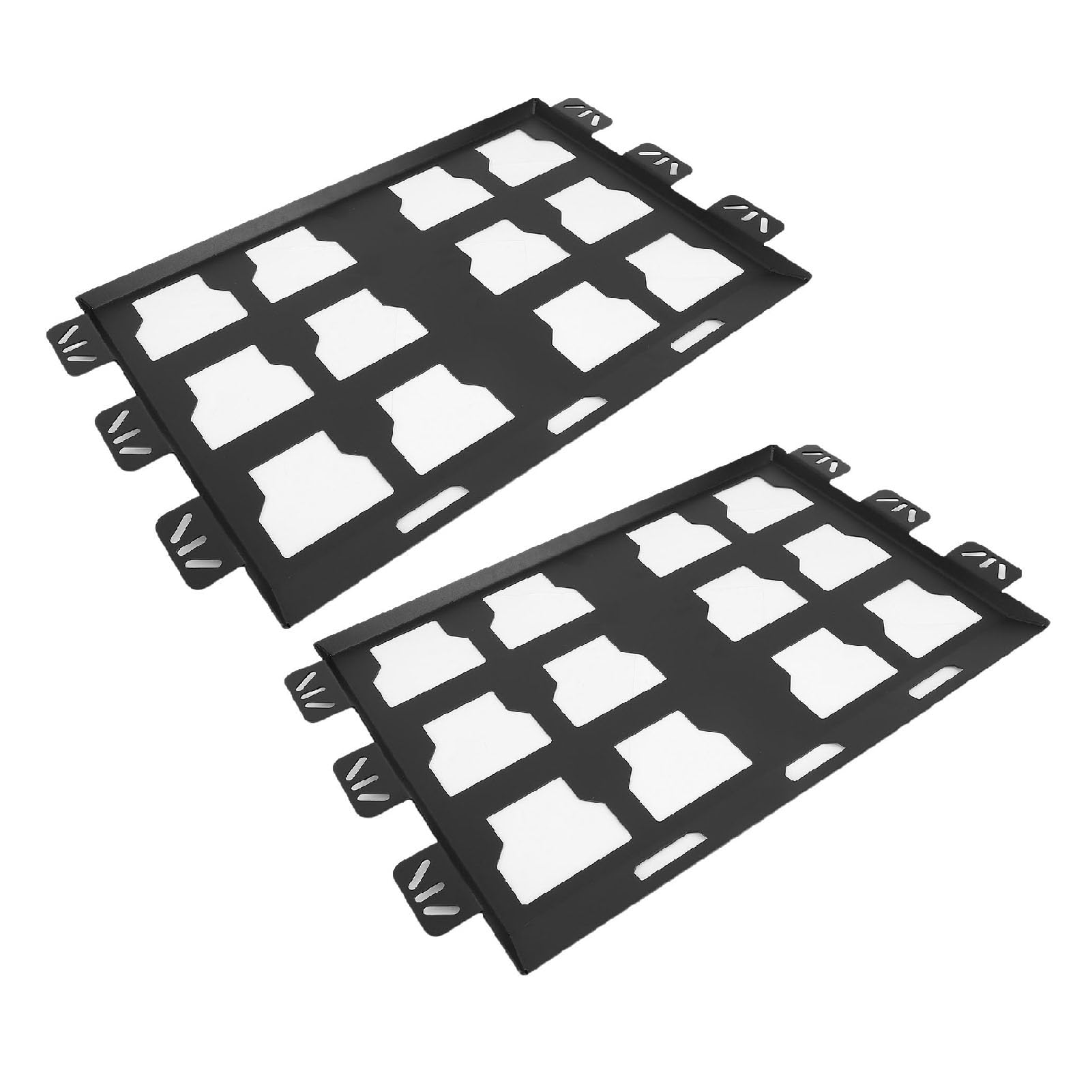 banapoy Placa de Montaje Genérica para Caja de Herramientas, Base de Metal con Bloqueo Seguro para Caja de Herramientas, Montaje en Pared o Plataforma de Camión, Adecuado para Varios Vehículos y