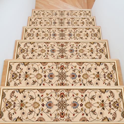 InIsaJace Vintage Stair Treads for Wooden Steps, 15 Pack Stair