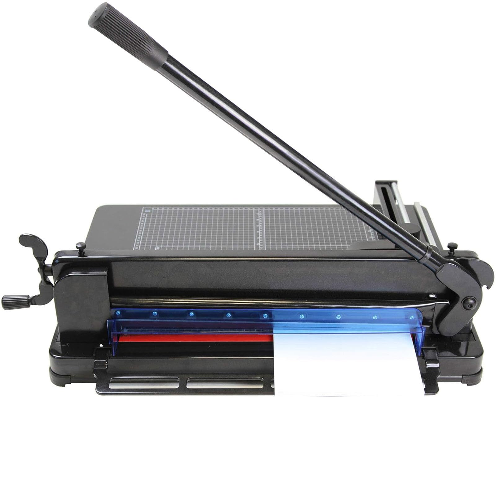 Taglierina a ghigliottina resistente, 30,5 cm, A4/A3, 400 fogli (4 cm) per impilare carta, foto, cartoncino, pelle, PVC morbido