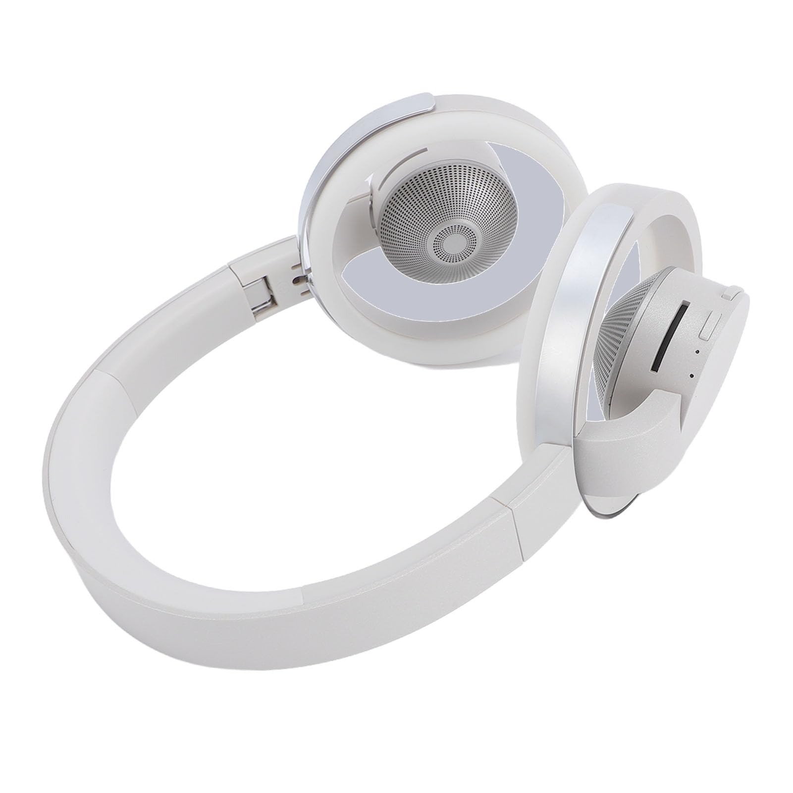 Haofy Cuffie con Retro Aperto Wireless Bluetooth 6.0 Design Pieghevole con Durata della Batteria di 20 Ore Accoppiamento Continuo di Due Dispositivi per Pendolari e Lavoratori Remoti Comodi Cuscini