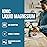 Liquid Magnesium | 8 oz - Ionic Magnesium Chloride, Highest & Fastest Absorption - Calm Mood, Sleep, Muscle Cramps & Spasms, Natural Laxative - Vegan, Glass Bottle (96 Servings)
