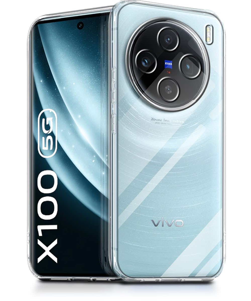 WOW IMAGINE Crystal Clear Transparent Back Case Cover for Vivo X100 5G | Full Device & Camera Protection Shockproof TPU Silicone Back Cover Case – Transparent (B0CSX72ZVX) Amazon Price History, Amazon Price Tracker