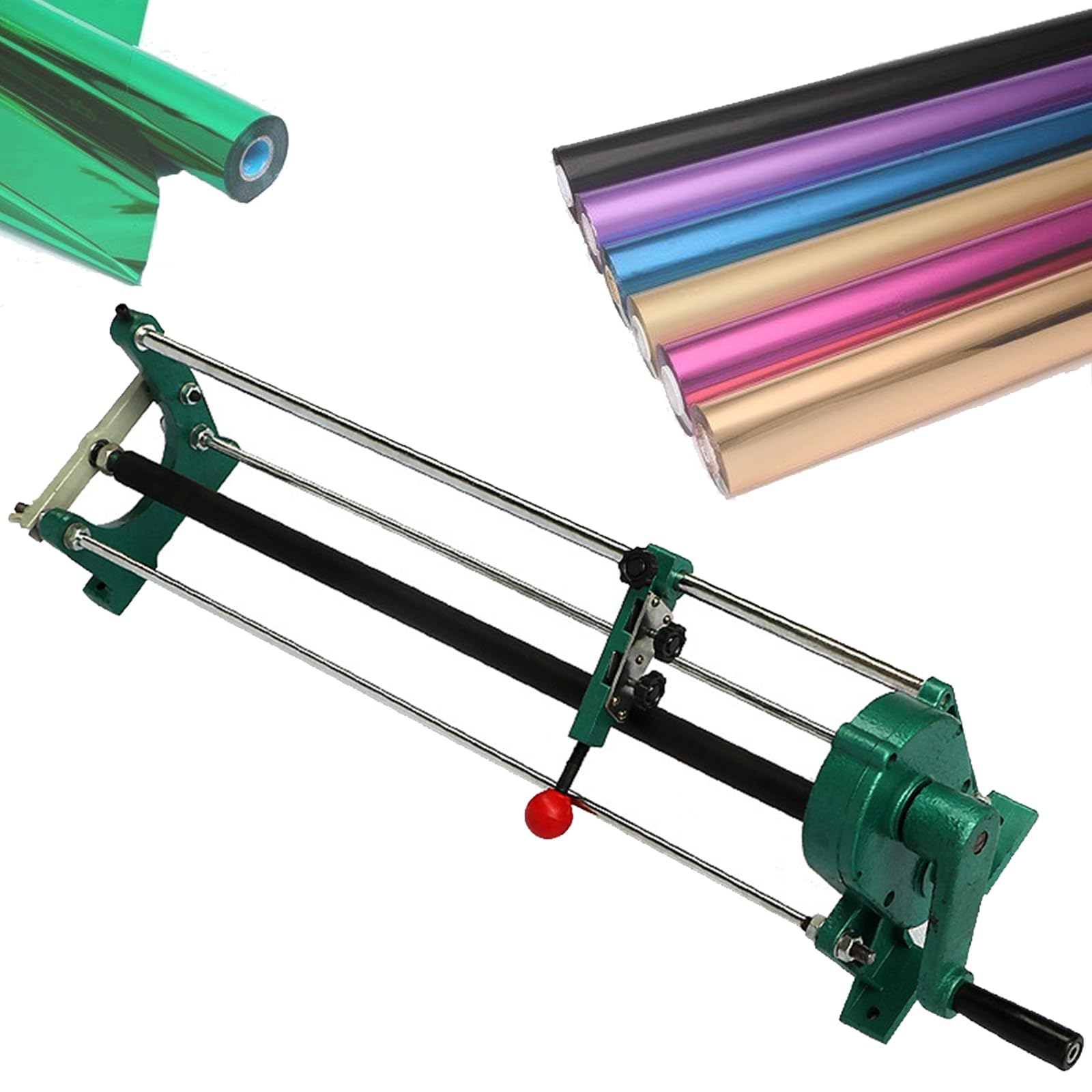 Taglierina Manuale per Fogli di Alluminio con Doppia Fessura affilata, Larghezza Regolabile, Supporto a 3 Tubi per Un utilizzo Stabile e duraturo.