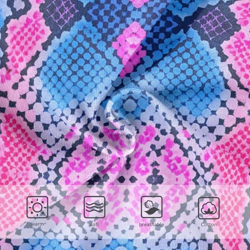 Blue Pink Snake Skin Texture Toddler Girls's Underwear 2T 202c11553