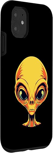Miniatura 9 de iPhone 14 Pro Alien Face UFO Alien Head Funny Alien Case
