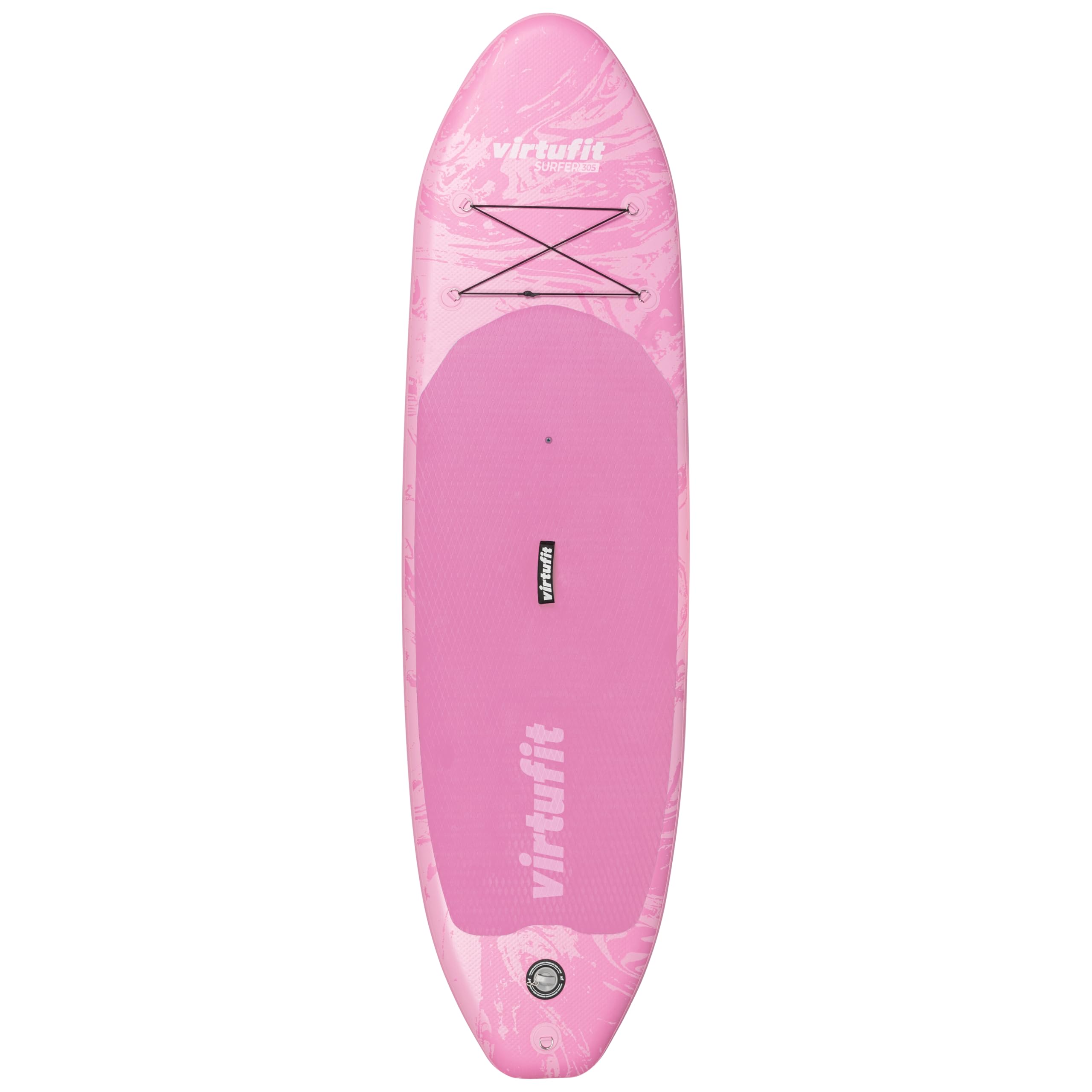 VirtuFit SUP Board Surfer 305 gonfiabile con vela da windsurf – Stand Up Paddle Board Rosai nkl. Accessori – Paddle – Pompa – Borsa per il trasporto – Supporto GoPro – Principiante – Avanzato – 305 x
