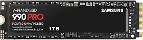 SSD Samsung 990 PRO 1TB NVMe M.2 2280 (Leitura até 7450MB/s e Gravação até 6900MB/s)