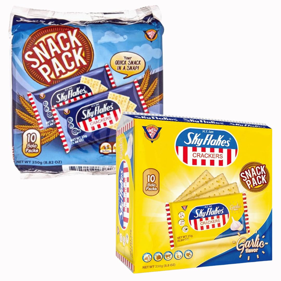 Snacker Flakes Buy M.Y. San Sky Flakes Filipino 2 Assorted Flavours of Crackers Cri ...