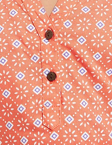 Image of Amazon Brand - Jam & Honey Girl's Cotton Regular Short Kurti