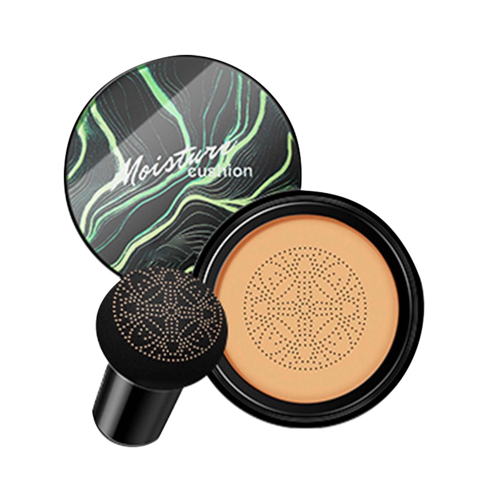 Honey and Pine Makeup, Honey and Pine CC Cream, Mushroom Head Air Cushion CC Cream, Honey and Pine Moisture Concealer Foundation, Honey & Pine Make Up Flawless Light Long Lasting (Yellow, 2.99IN)