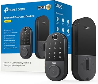Tapo Smart Wi-Fi Door Lock, Deadbolt, Fingerprint Recognition, DL110