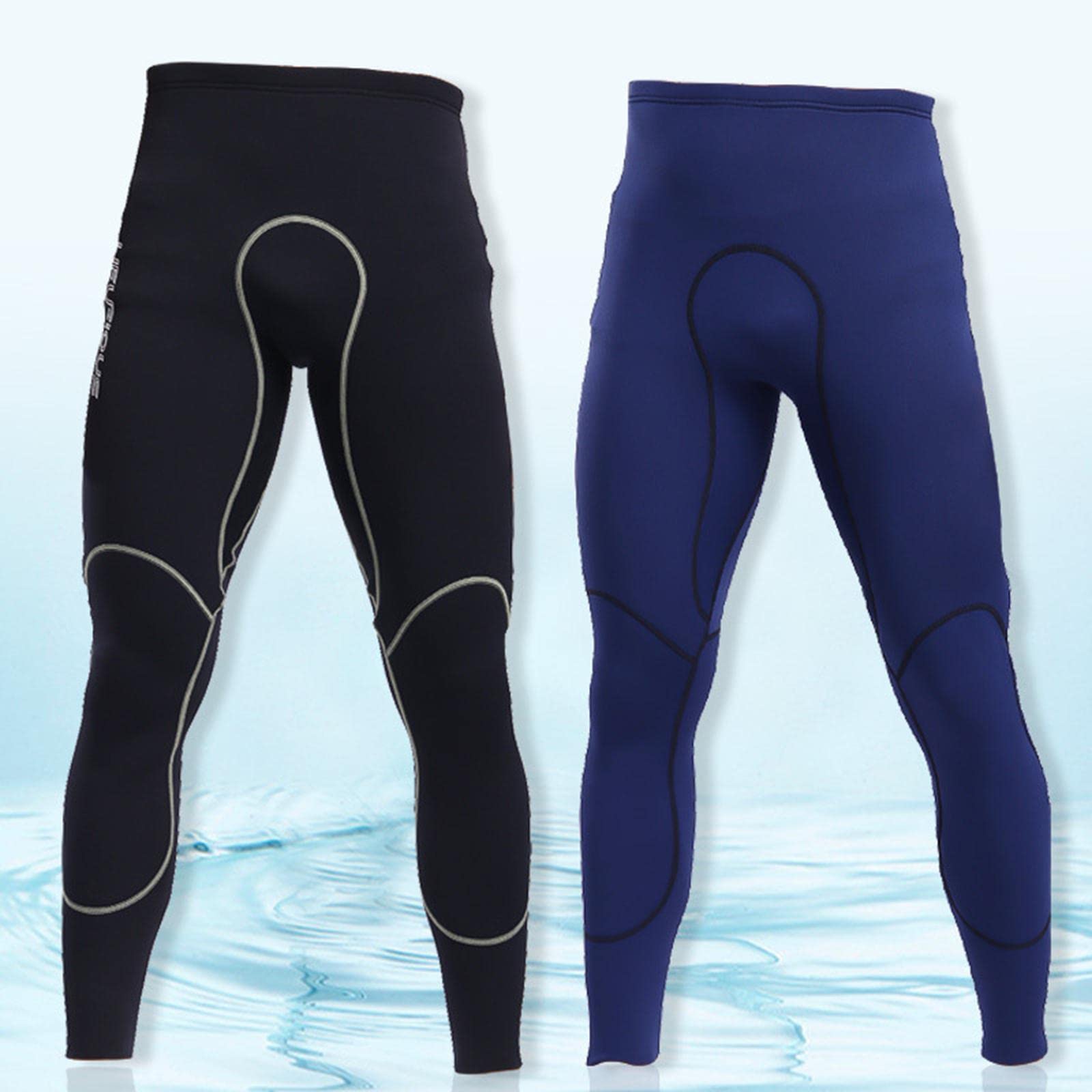 CALANDIS Mens Wetsuit Pants Neoprene Keep Warm 2mm Swimwear for Surfing XXL Blue-picture-42