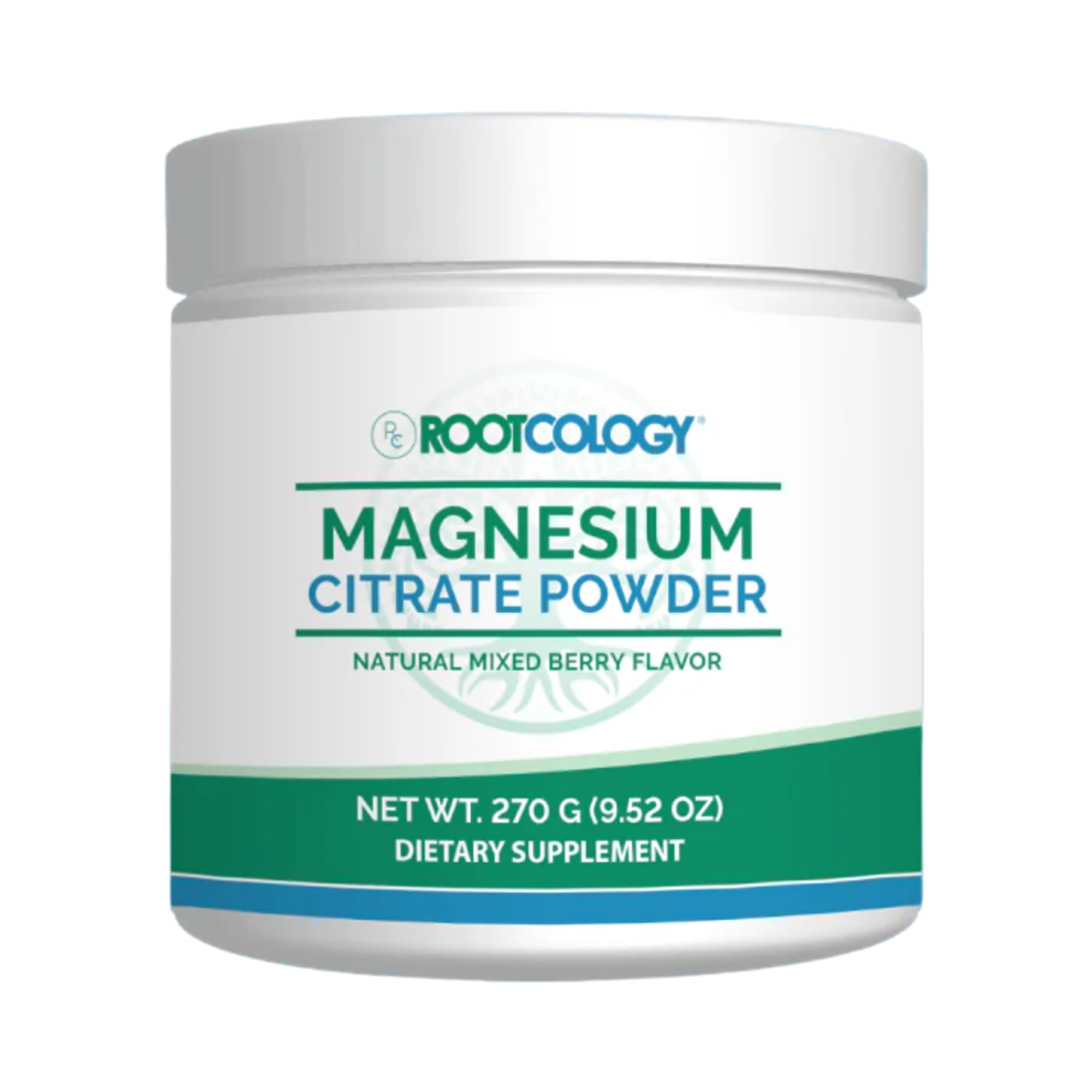 by Dr. Izabella Wentz | Magnesium Citrate Powder | 300mg Magnesium for Relaxation and Regularity Support | Natural Mixed Berry Flavor | 270g / 60 Servings