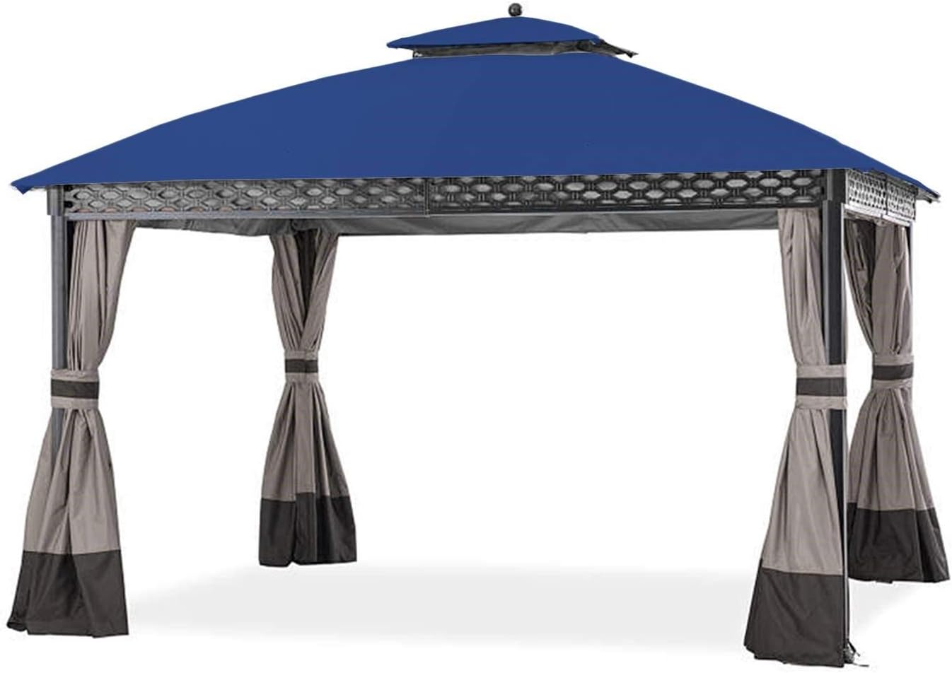 Garden Winds Replacement Canopy for The Pinehurst Dome Gazebo - Riplock 350 - Beige - Will NOT FIT Oakmont Gazebo - Check Model Number and Assembly Instructions Before Buying