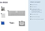 Hauslane Insertion de la portée du capot 30 Inch, Vent de Hotte pour la cuisine. LED Lampes, Hotte de gamme sans conduit en acier inoxydable, Huche d'évent de cuisine 11.25” C'est profond.