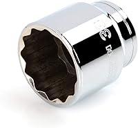 Vista 80 de TEKTON Juego de llaves de vaso de 6 puntos de 1/4 pulgadas de profundidad con riel, 11 piezas (5/32 - 9/16 pulgadas) SHD90105