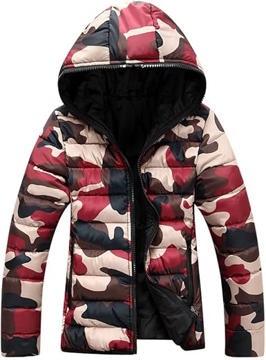 Yying Abrigos Hombre Chaqueta Camuflaje - Abrigo Otoño Outfit Cremallera  Abrigos Calientes Chaqueta Acolchada Casual Diariamente Rojo Azul Verde  M-4XL: Amazon.es: Ropa